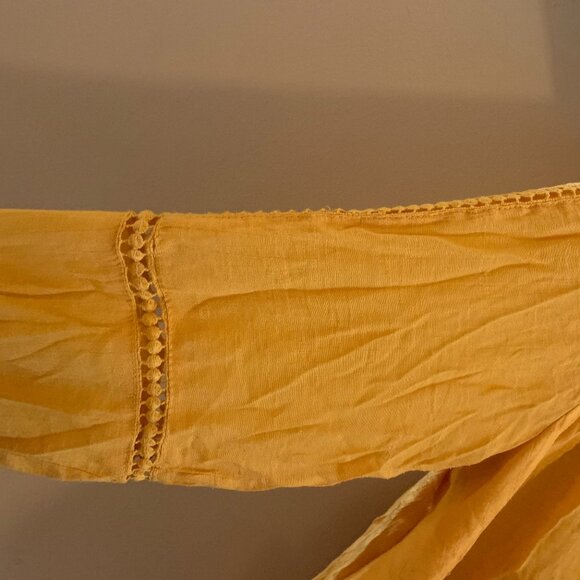 Style & Co. Boho Yellow Shirt XL - Picture 4 of 4
